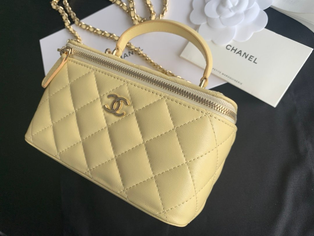 Replica Chanel 1:1 Mirror 22 Top Yellow Ap2199