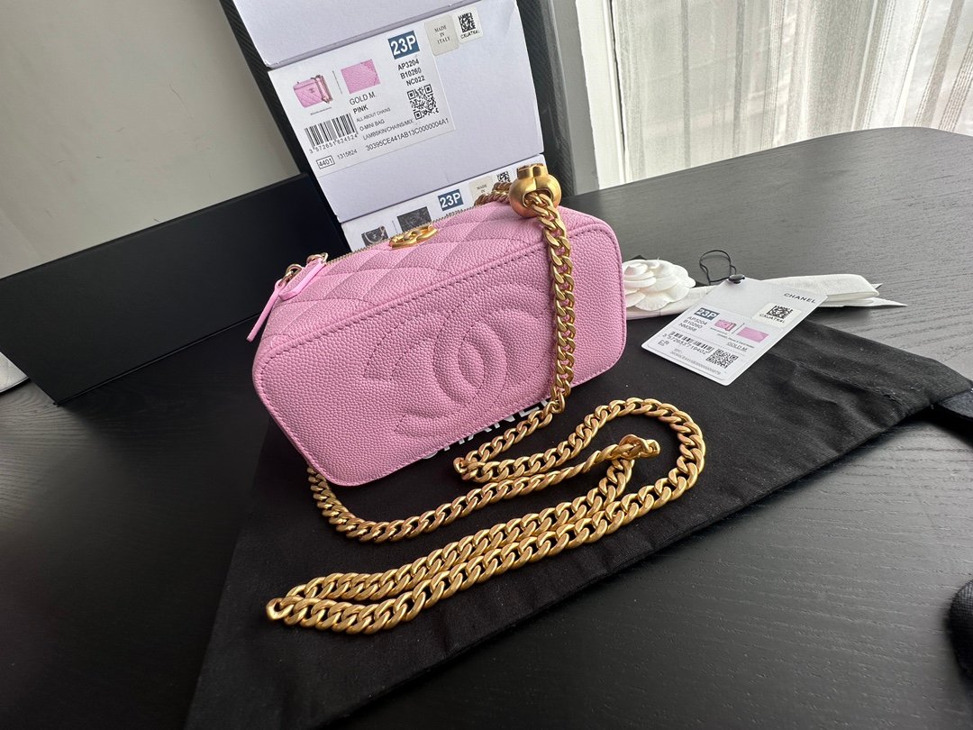 Replica Chanel Classic Wallet On Chain Best Pink Copy Ap0250