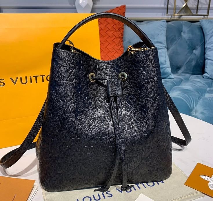 Replica Louis Vuitton NeoNoe MM Bag Monogram Empreinte M45256 BLV483 photo review