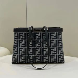 Replica Fendi 8BH386 Sunshine Medium Fendi Tote Bag 8258 Orange Red