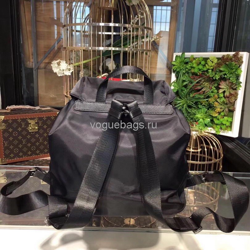 Replica Prada 1BZ811 Nylon Backpack Bag in Black