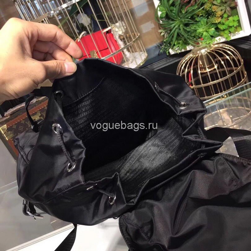 Replica Prada 1BZ811 Nylon Backpack Bag in Black