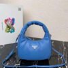 65324c32d4274.jpg Replica Prada 1BA384 Prada Soft Padded Nappa Leather Mini Bag Light Blue