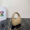 Replica Prada 1BA384 Prada Soft Padded Nappa Leather Mini Bag Tan