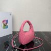 Replica Prada 1BA384 Prada Soft Padded Nappa Leather Mini Bag Pink