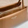 Replica Prada 1BA368 Leather mini-bag Bag Brown