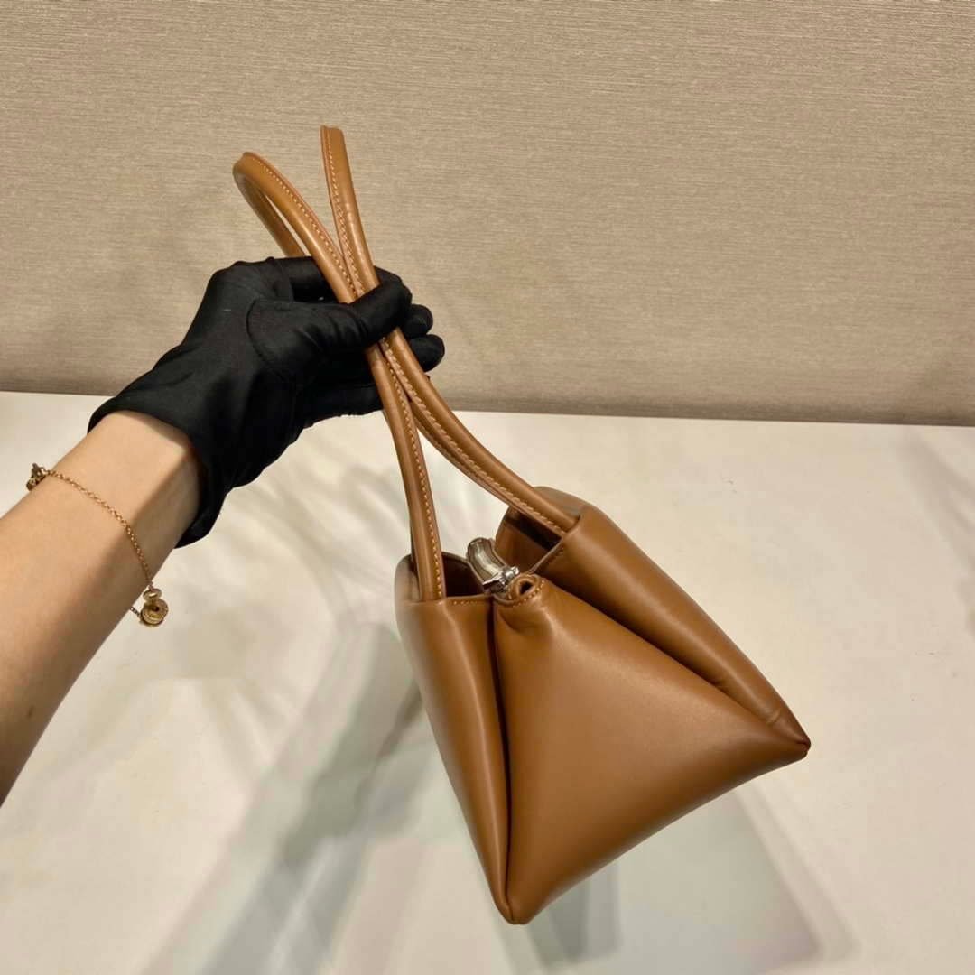 Replica Prada 1BA368 Leather mini-bag Bag Brown