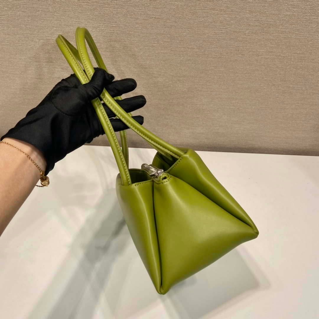 Replica Prada 1BA368 Leather mini-bag Bag Green