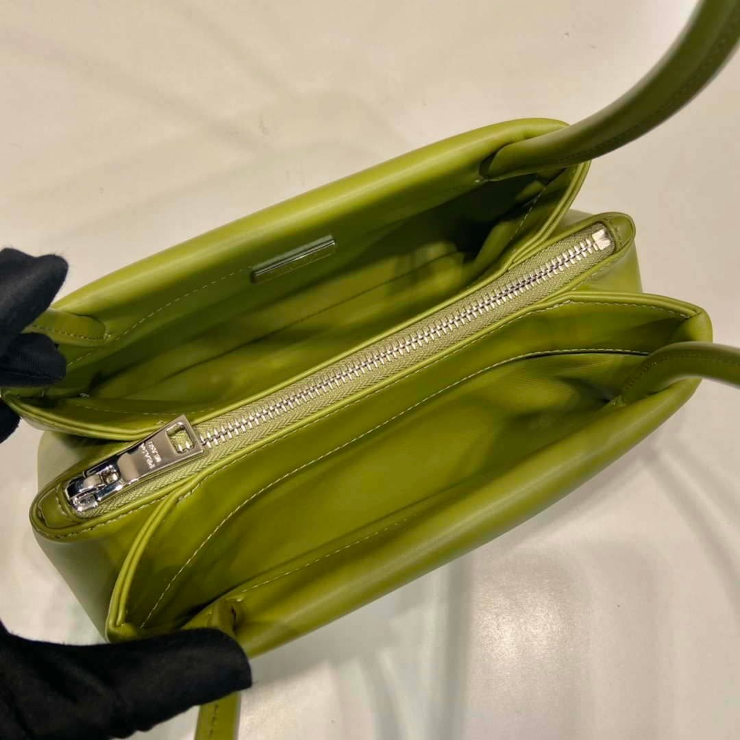 Replica Prada 1BA368 Leather mini-bag Bag Green