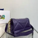 Replica Prada Padded nappa leather shoulder bag 1BD306 Purple