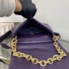 Replica Prada Padded nappa leather shoulder bag 1BD306 Purple