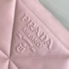 Replica Prada Padded nappa leather shoulder bag 1BD306 Pink
