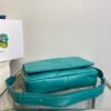 Replica Prada Padded nappa leather shoulder bag 1BD306 Green