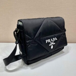 Replica Prada 1BG395 Drill tote Shoulder bag White