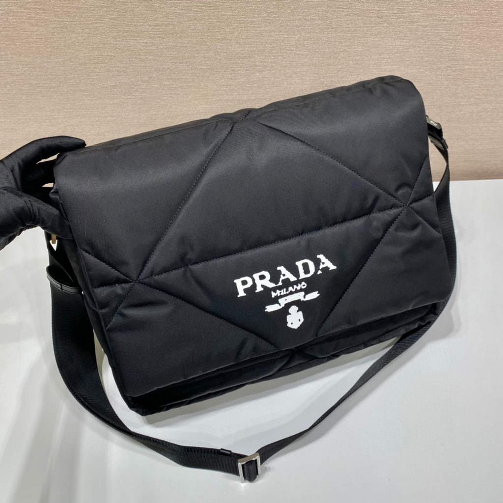 Replica Prada 1BG412 Shoulder bag Black