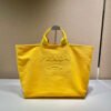 Replica Prada 1BG395 Drill tote Shoulder bag Yellow
