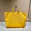 Replica Prada 1BG395 Drill tote Shoulder bag Yellow