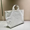 Replica Prada 1BG395 Drill tote Shoulder bag White