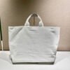Replica Prada 1BG395 Drill tote Shoulder bag White