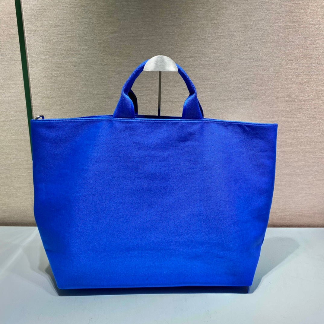 Replica Prada 1BG395 Drill tote Shoulder bag Blue