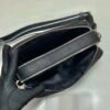 Replica Prada Leather bag with shoulder strap 1BH082 Black