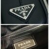 Replica Prada 2VH152 Saffiano leather shoulder bag Black