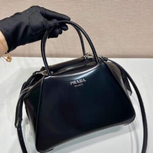 Replica Prada sequins-studded card holder with shoulder strap 1MR024 Purple