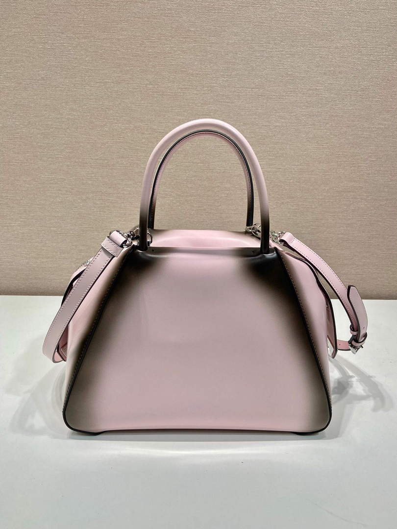 Replica Prada 1BA366 Small brushed leather Prada Supernova handbag Alabaster S