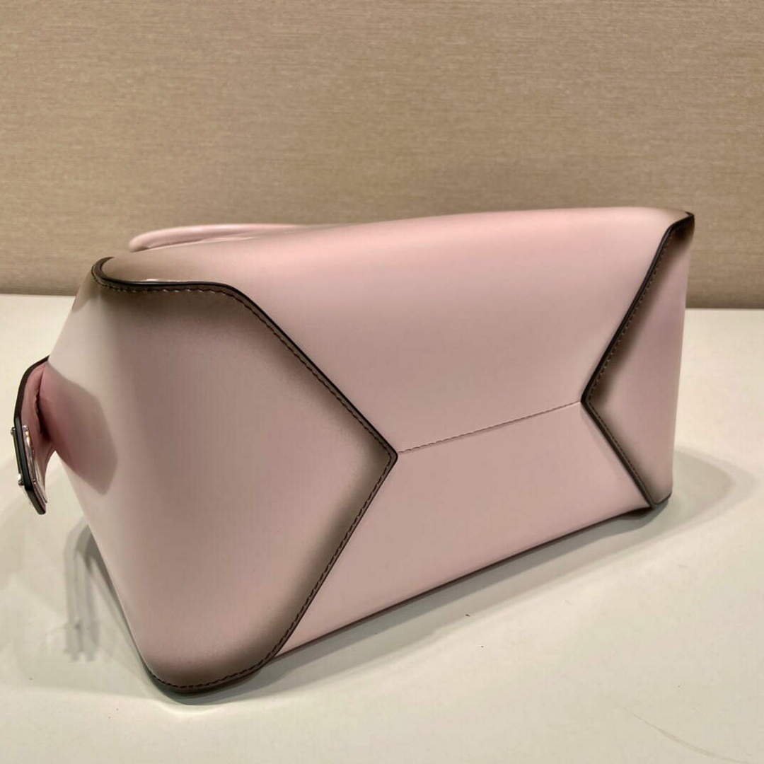 Replica Prada 1BA366 Small brushed leather Prada Supernova handbag Alabaster S