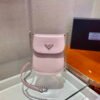 Replica Prada 1BH185 Mini Cleo BRUSHED Leather Pink