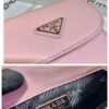 Replica Prada 1BH185 Mini Cleo BRUSHED Leather Pink