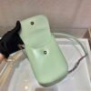 Replica Prada 1BH185 Mini Cleo BRUSHED Leather Green