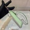 Replica Prada 1BH185 Mini Cleo BRUSHED Leather Green