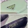 Replica Prada 1BH185 Mini Cleo BRUSHED Leather Green