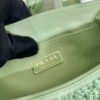 6532501fb3aa9.jpg Replica Prada 1BA331 Small satin tote bag with crystals Green