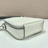 Replica Prada 2VH154 Saffiano leather shoulder bag White