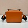 Replica Prada 2VH069 Brique Saffiano leather bag Orange