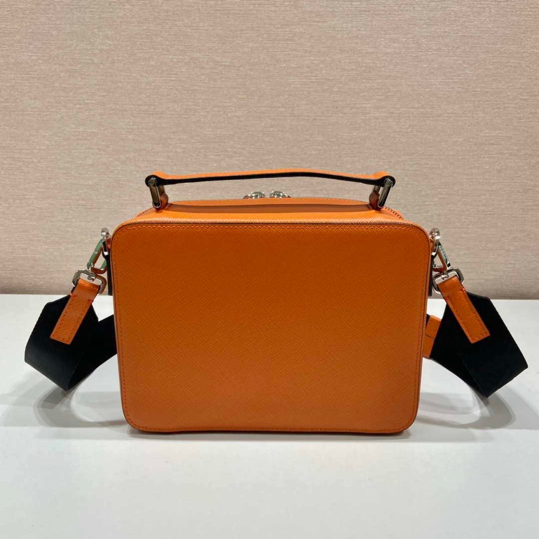 Replica Prada 2VH069 Brique Saffiano leather bag Orange