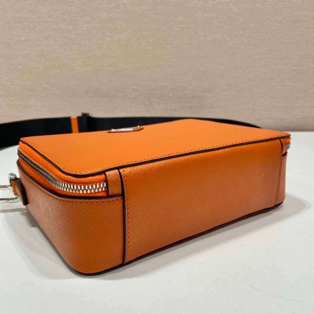 Replica Prada 2VH069 Brique Saffiano leather bag Orange