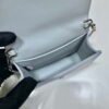 Replica Prada Crystal-studded card holder with shoulder strap 1MR024 White Crystal