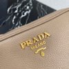Replica Prada 1BH082 Leather bag with shoulder strap Apricot Gold