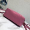 Replica Prada 1BH082 Leather bag with shoulder strap Rose Red Gold