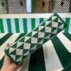 653251ca1e7b6.jpg Replica Prada 1BA354 Small Prada Symbole jacquard fabric handbag Green White