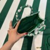 653251cb53f71.jpg Replica Prada 1BA354 Small Prada Symbole jacquard fabric handbag Green White