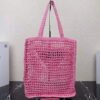6532521a22a5a.jpg Replica Prada 1BG393 Raffia tote bag Rose red