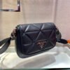Replica Prada 1BD283 Women's Spectrum Leather Shoulder Bag Black