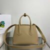 Replica Prada 1BG443 Prada Double Saffiano leather mini bag Tan