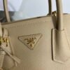 Replica Prada 1BG443 Prada Double Saffiano leather mini bag Tan