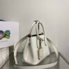 Replica Prada 1BG443 Prada Double Saffiano leather mini bag White
