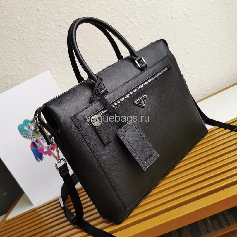Our Factory offer best Designer HIGH quality replica handbags in cheaper price! Up to 70% discount now. Quality Guarantee! Fast Shipping Worldwide Replica Prada 2VG044 Saffiano Leather Tote Bag in Black